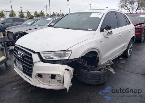 2018 Audi Q3 2.0T Premium/2.0T Sport Premium from USA, damaged, VIN WA1BCCFS2JR035401